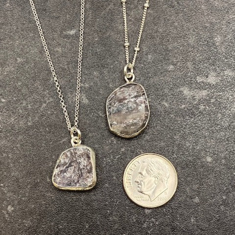 Charoite Pendant Necklace