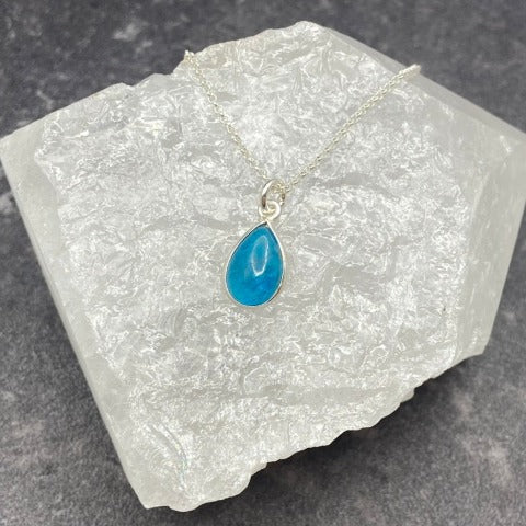 Blue Apatite Necklace