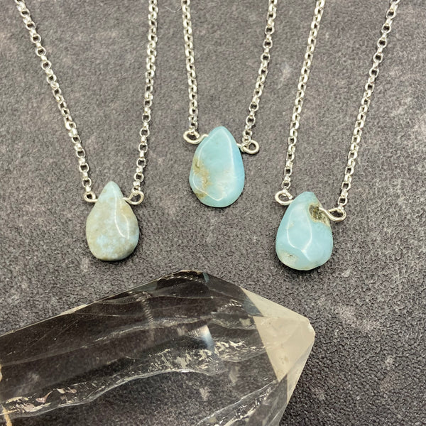 Dainty Larimar Necklace