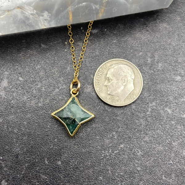 Emerald Star Necklace