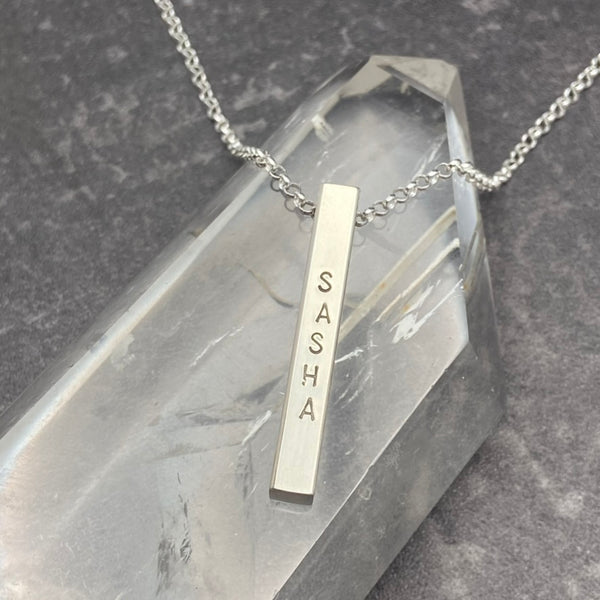 Solid Bar Necklace