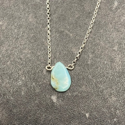 Dainty Larimar Necklace