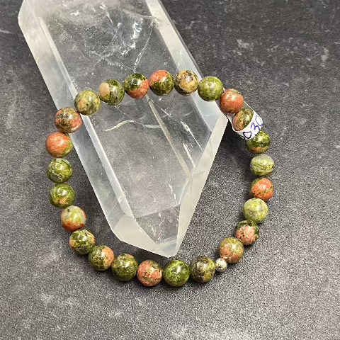 Unakite Crystal Bracelet