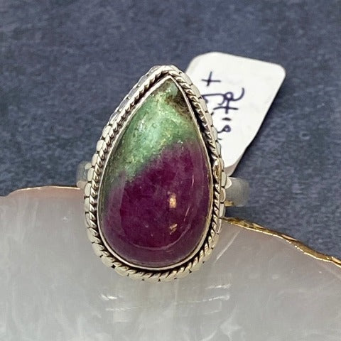 Ruby + Zoisite Ring