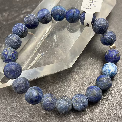 Lapis Lazuli Crystal Stretch Bracelet