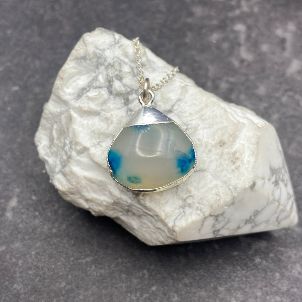 Blue Chalcedony Necklace