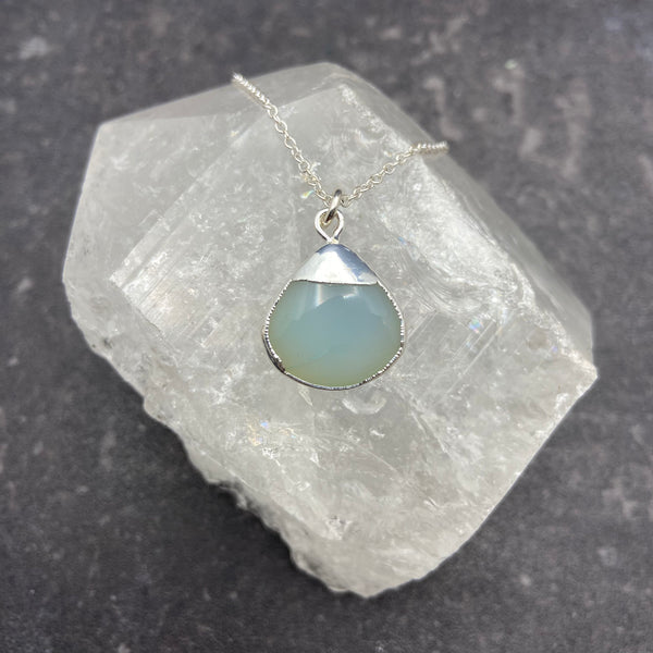 Blue Chalcedony Necklace