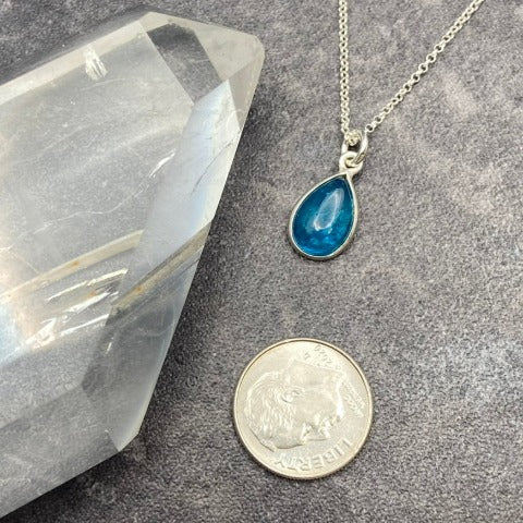 Blue Apatite Necklace