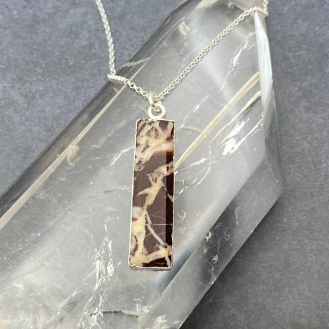 Jasper Bar Necklace