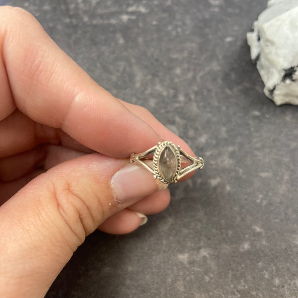 Labradorite Marquee Ring