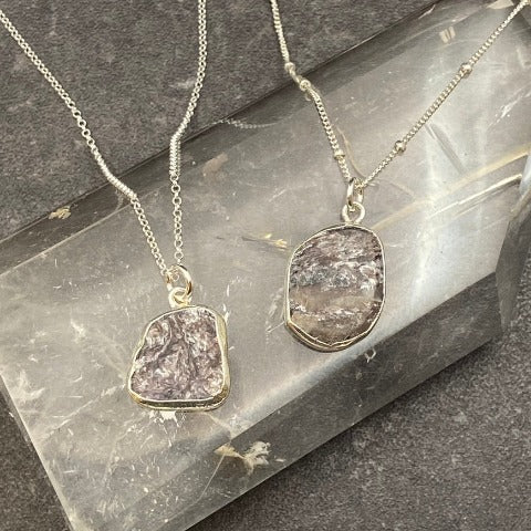 Charoite Pendant Necklace