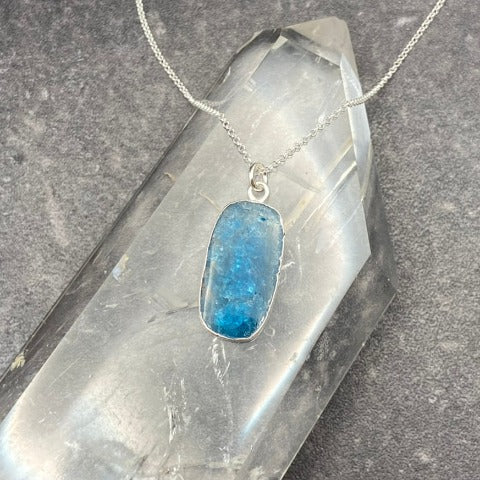 Blue Apatite Necklace