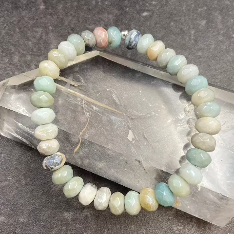 Amazonite Crystal Stretch Bracelet