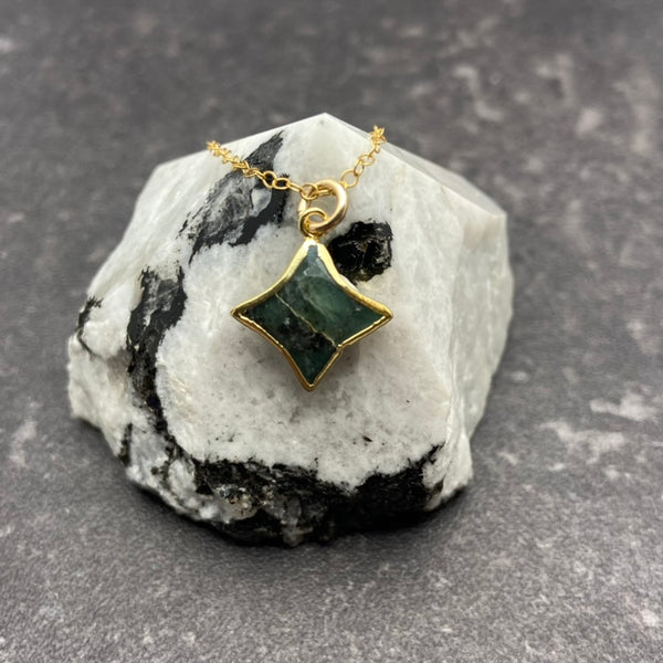 Emerald Star Necklace