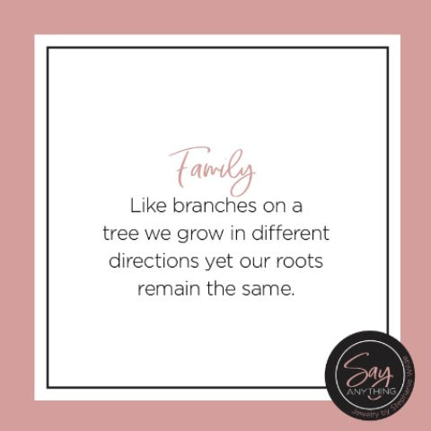 Openwork Family Tree Necklace