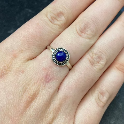 Dainty Lapis Lazuli Ring
