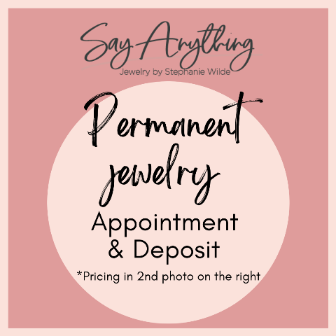 One Permanent Jewelry Appointment