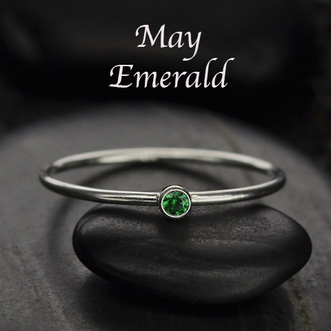 Stacking Birthstone Rings