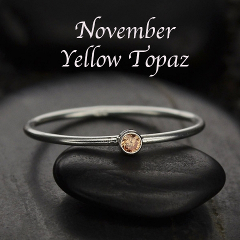 Stacking Birthstone Rings