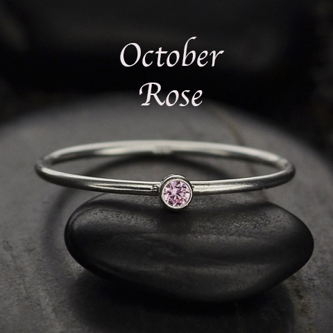 Stacking Birthstone Rings