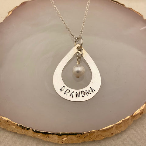 Grandma's Necklace with Pearl