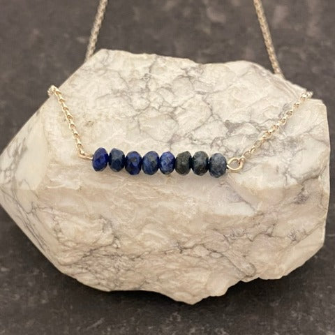 Crystal Bar Necklace