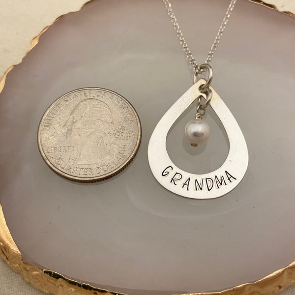 Grandma's Necklace with Pearl