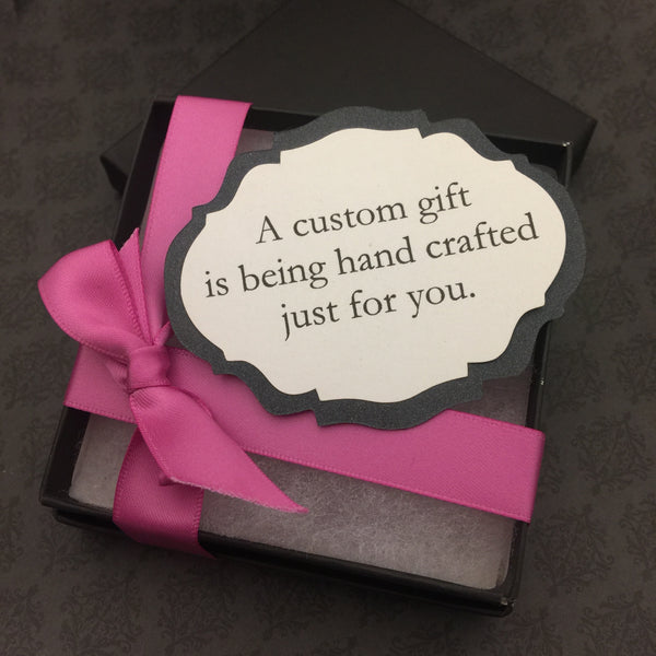 Bangle Bracelet with Dainty Fingerprint charms - Adjustable Bangle Bracelet