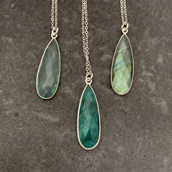 Teardrop Crystal Necklaces