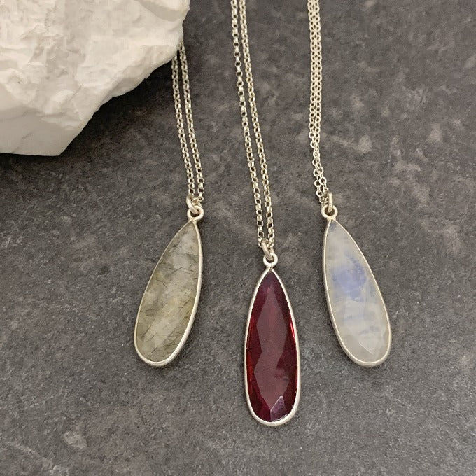 Teardrop Crystal Necklaces