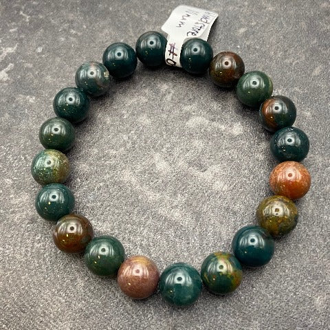 Bloodstone Crystal Stretch Bracelet