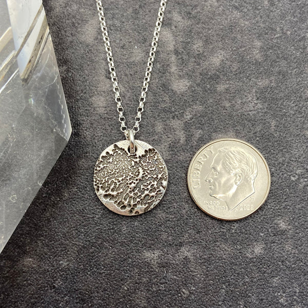 Dainty Fingerprint Charm Necklace