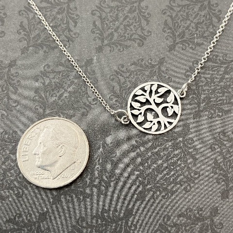 Openwork Family Tree Necklace