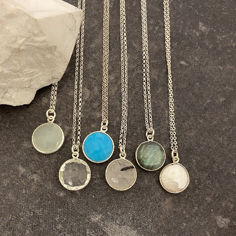 Round Crystal Necklace