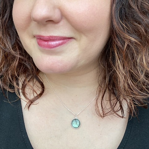 Round Crystal Necklace