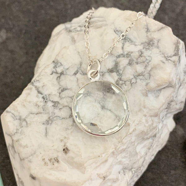 Clear Crystal Master Healer Necklaces