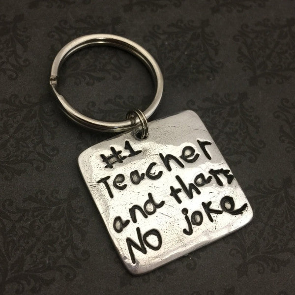 Handwriting layered over Fingerprint Keychains