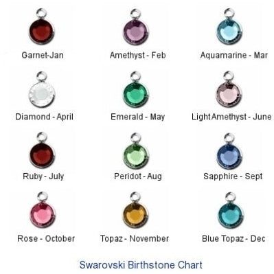 Dainty Disc & Birthstone Necklace