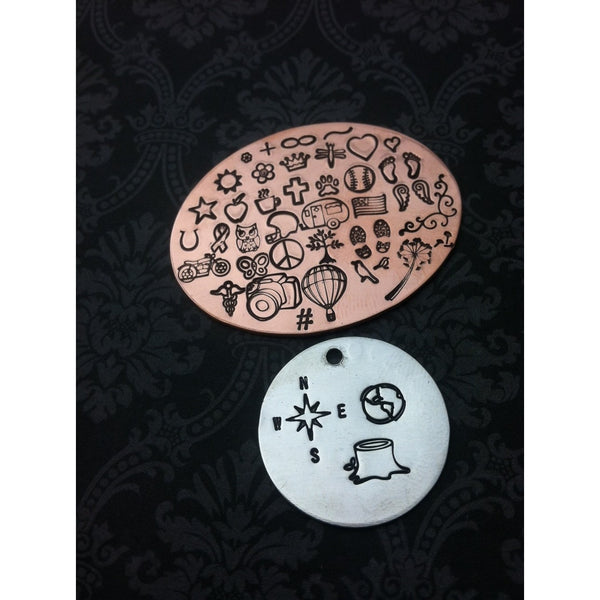 Dainty Disc & Birthstone Necklace