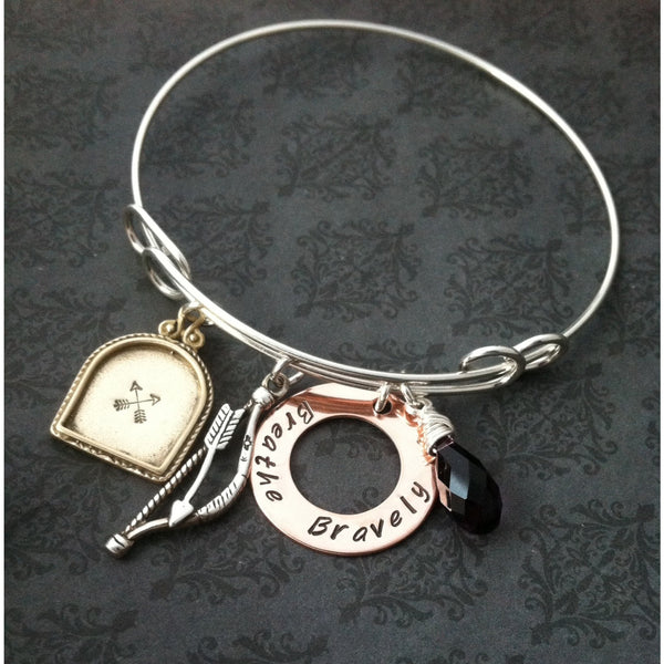 BREATHE BRAVELY Key Chain