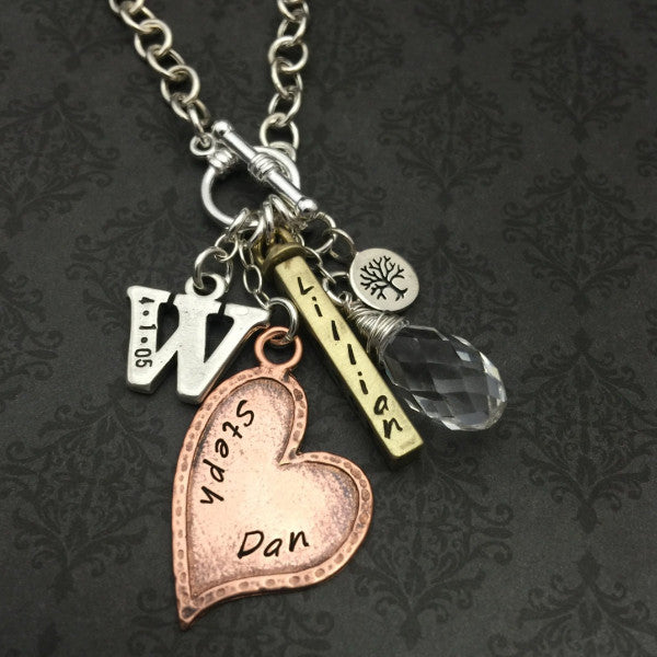 Stephanie's Family Necklace