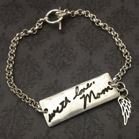 Bar Handwriting Bracelet