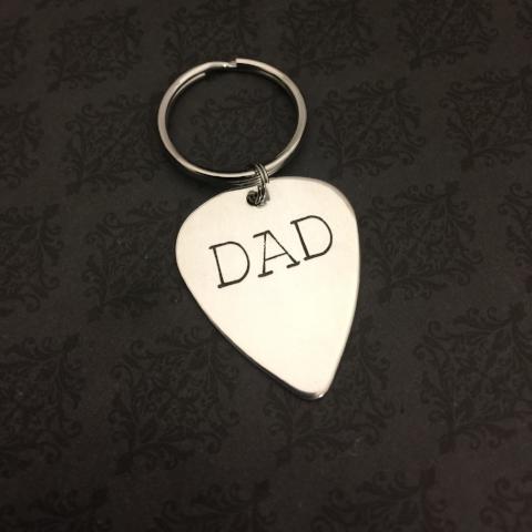 Guitar Pick Keychain