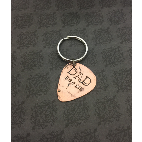 Guitar Pick Keychain