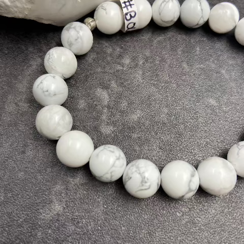 Howlite Stretch Bracelet