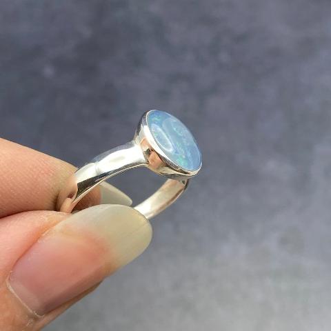 Boulder Opal Ring