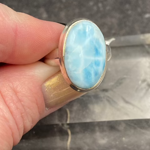 Larimar Ring