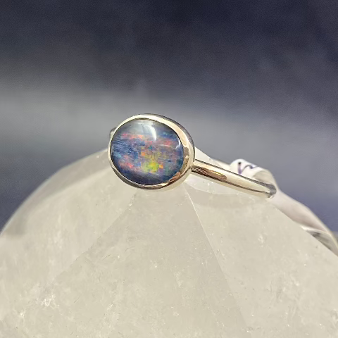 Boulder Opal Ring