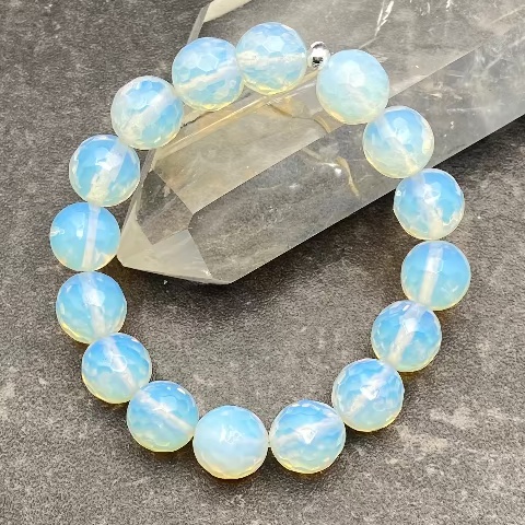 Opalite Crystal Stretch Bracelet