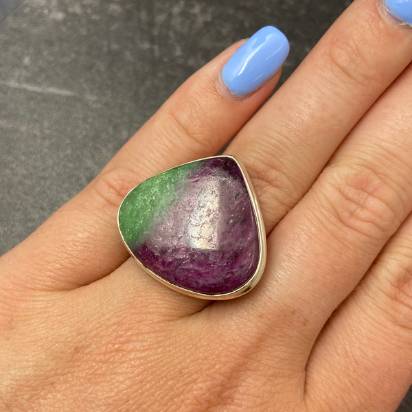 Zoisite & Ruby Ring